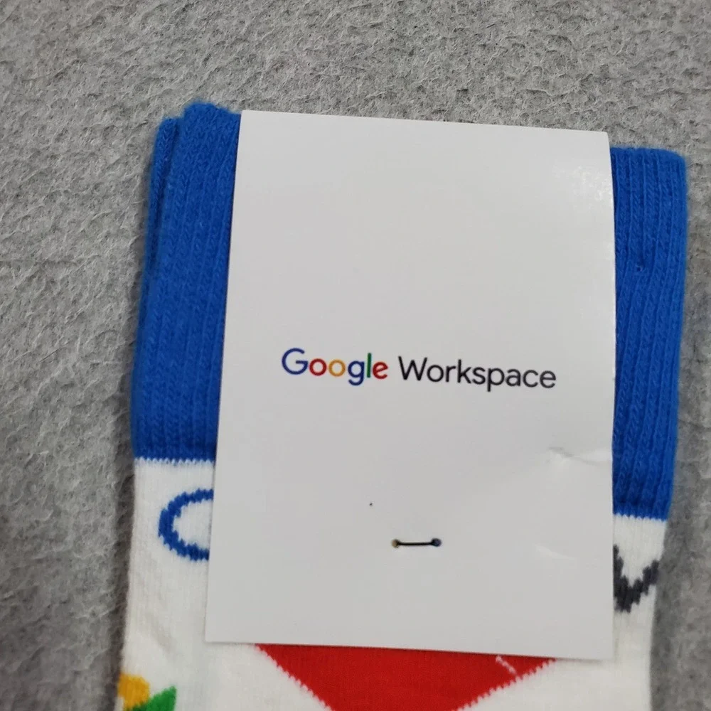 Sock‎ Club Men Socks OS Blue Google Argyle Diamond 2 Pairs NWT